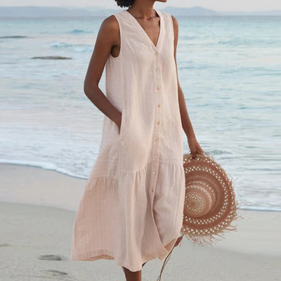 SHONESSA – SUMMER V-NECK DRESS