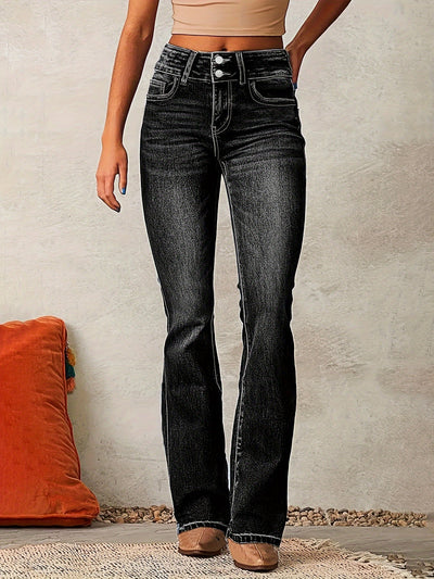 Densira™ | High-Waisted Flared Jeans
