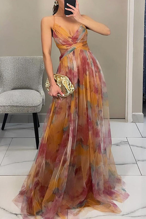 Ondrea™ | Magnificent Floral Print Maxi Dress