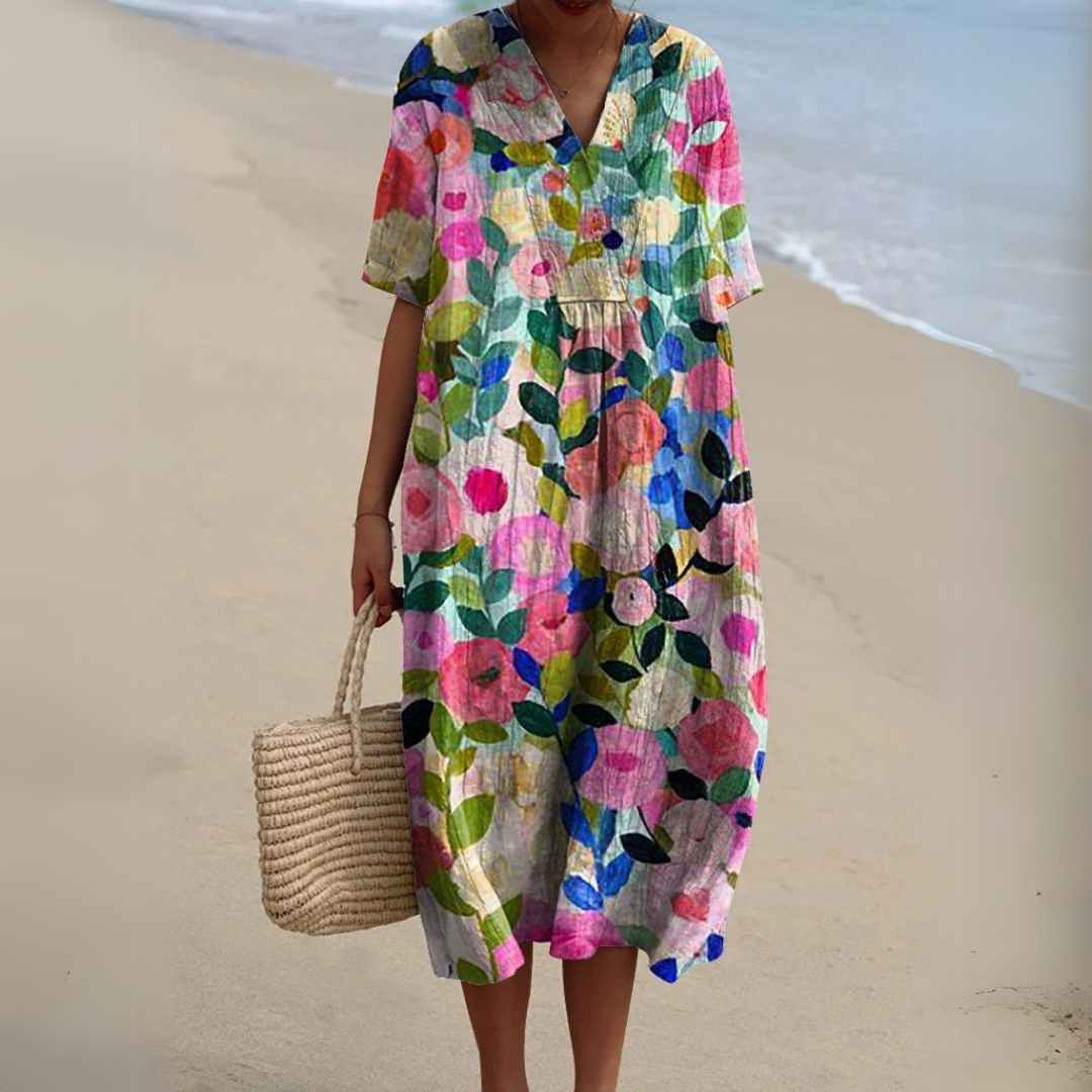 Flavie | Summer Floral Dress