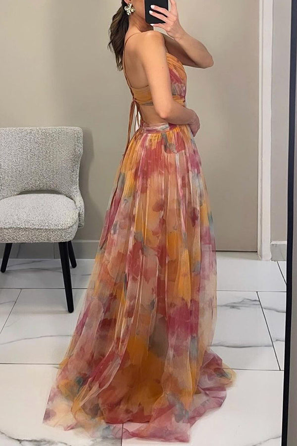 Ondrea™ | Magnificent Floral Print Maxi Dress