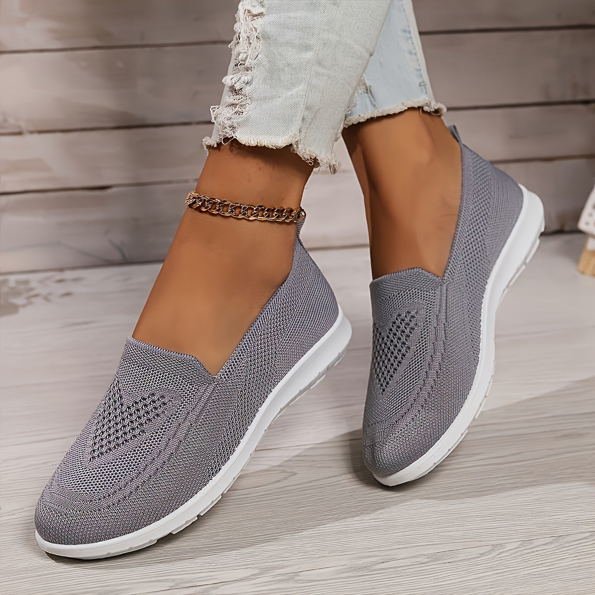 Stazia - Elegant Slip-On Sneakers