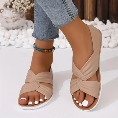 Gwess | Comfortable Sandals With Bow Design