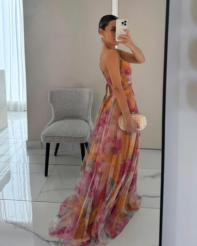 Ondrea™ | Magnificent Floral Print Maxi Dress
