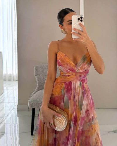 Ondrea™ | Magnificent Floral Print Maxi Dress