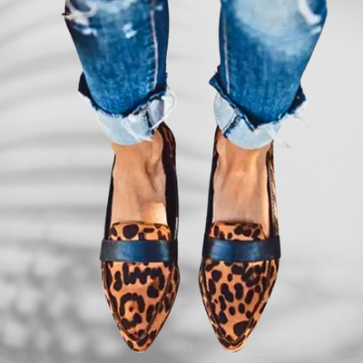 Yluna™ | Suede Loafers With Pointed Shape