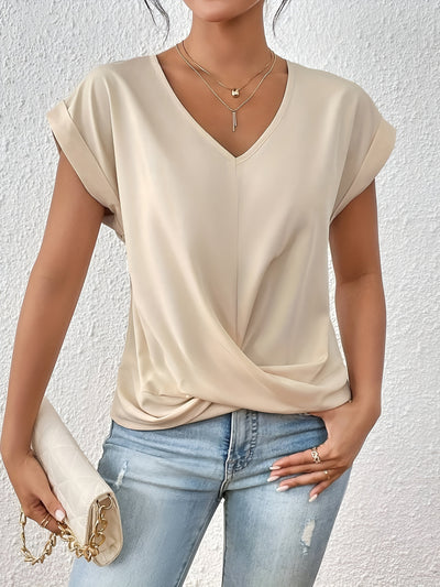 Lucelle™ | Casual V-neck Heart T-shirt [1 PURCHASED, 1 FREE]