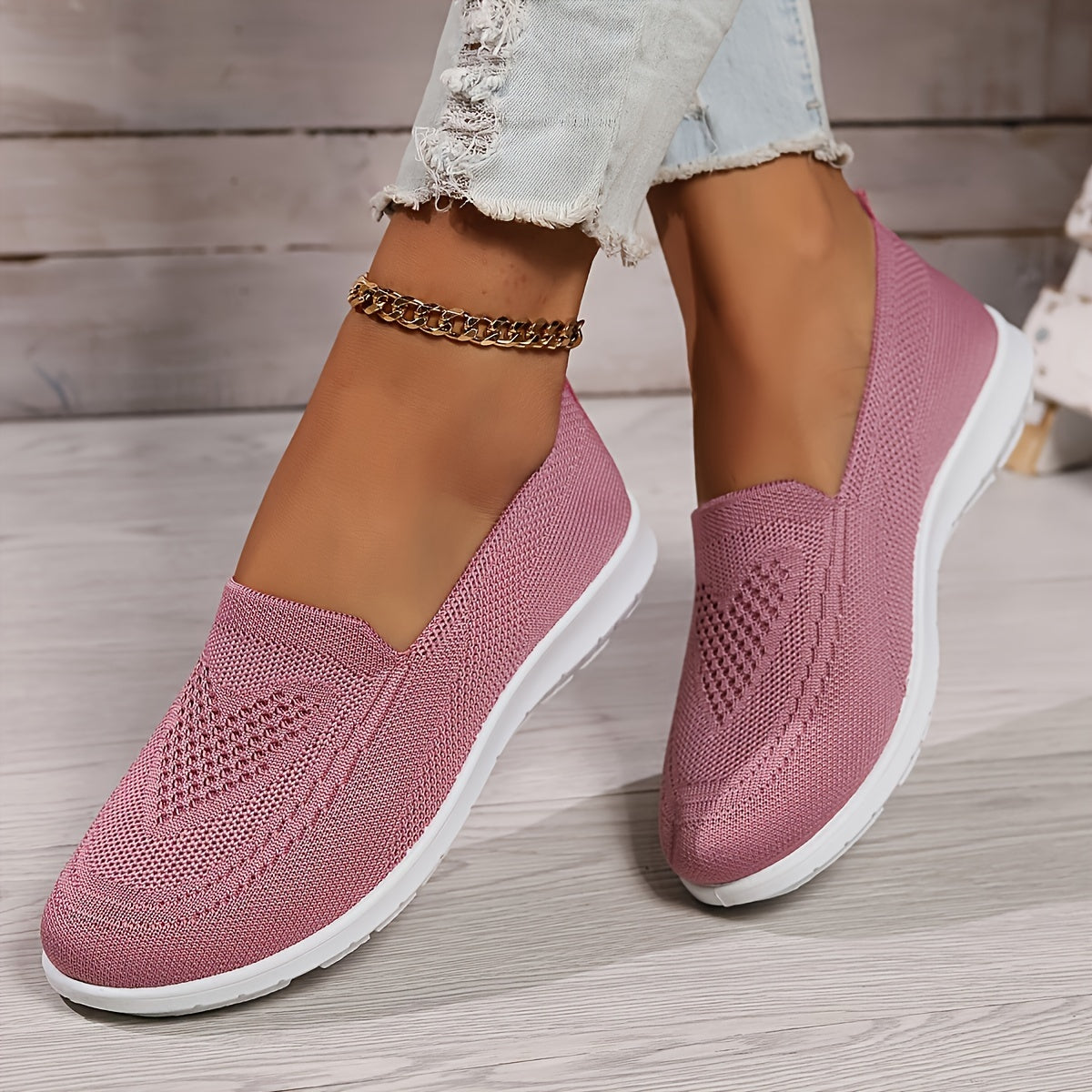 Stazia - Elegant Slip-On Sneakers