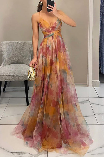 Ondrea™ | Magnificent Floral Print Maxi Dress