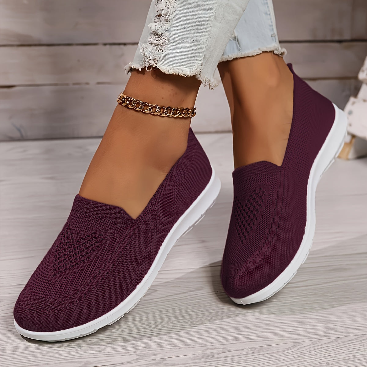 Stazia - Elegant Slip-On Sneakers