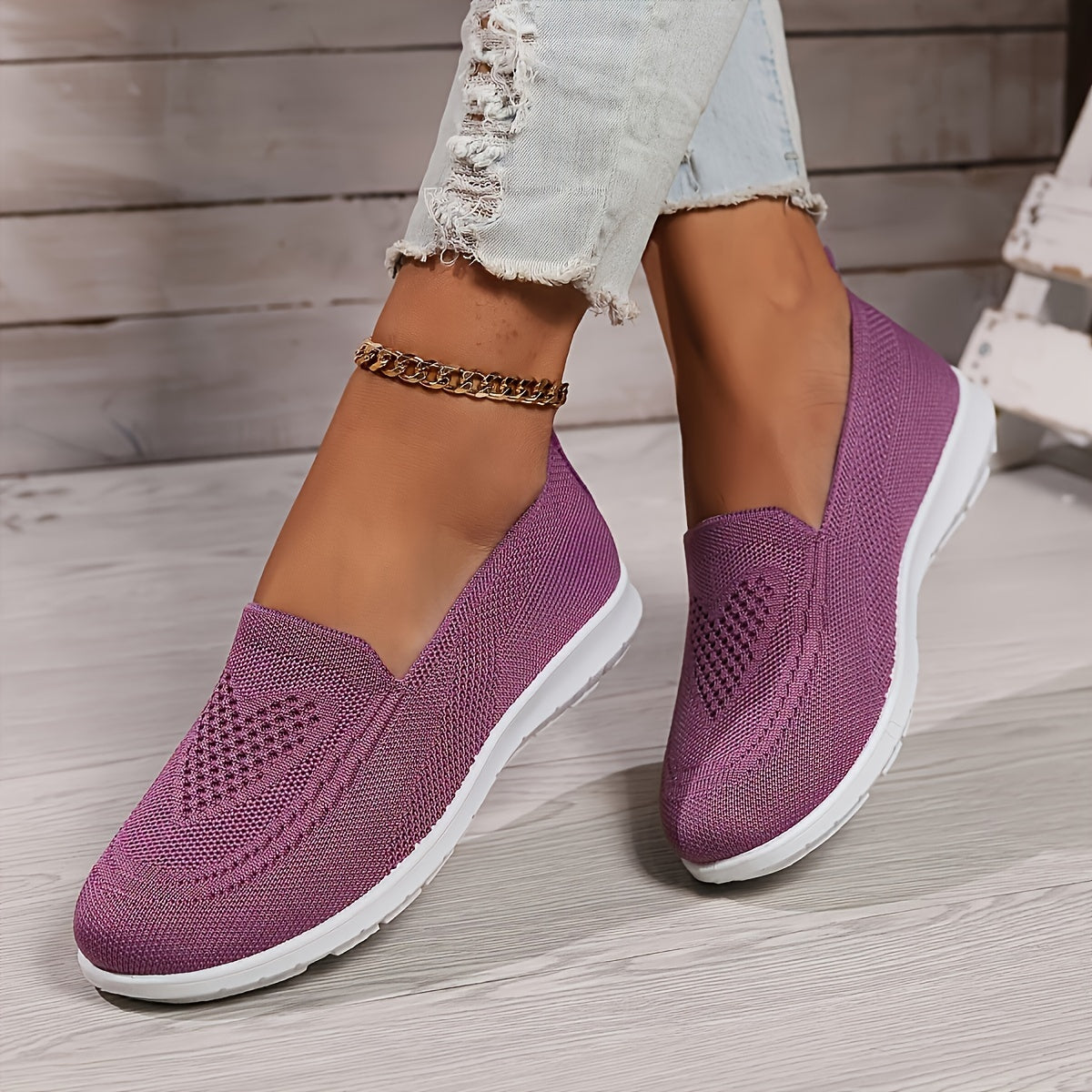 Stazia - Elegant Slip-On Sneakers