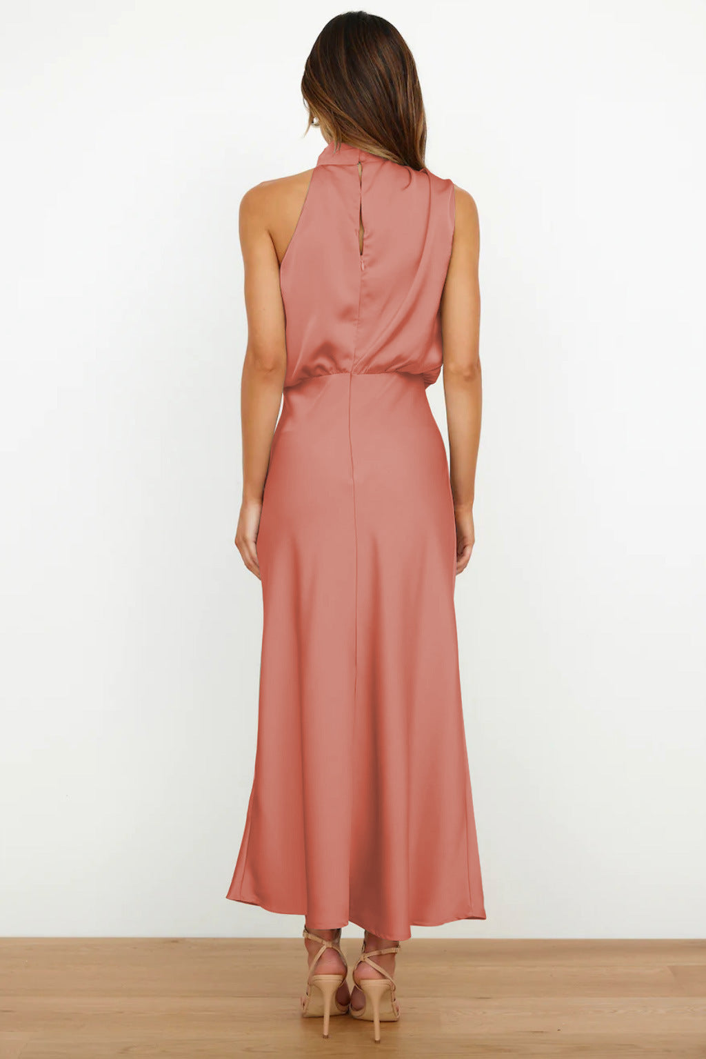 Elspeth | Long Dress With Halterneck