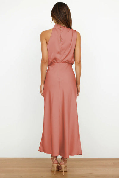 Elspeth | Long Dress With Halterneck