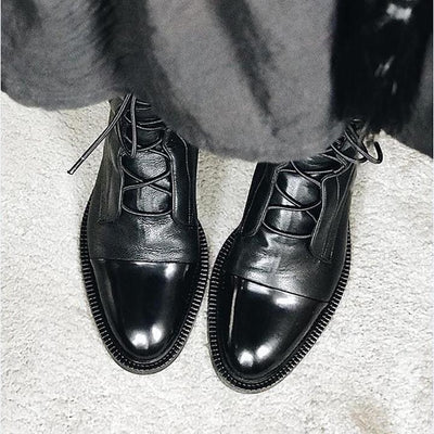 Isabella™ | Laced Leather Boots