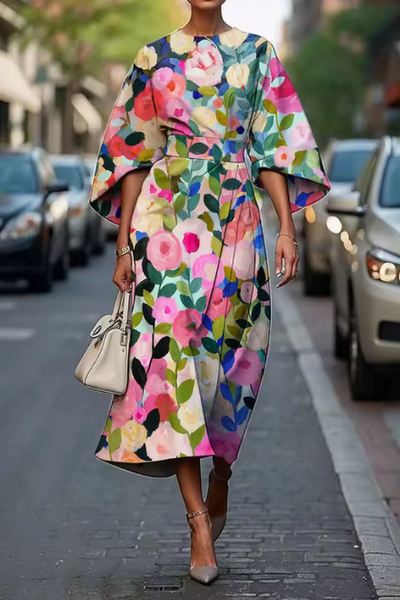 Nyzelle - Elegant Floral Dress