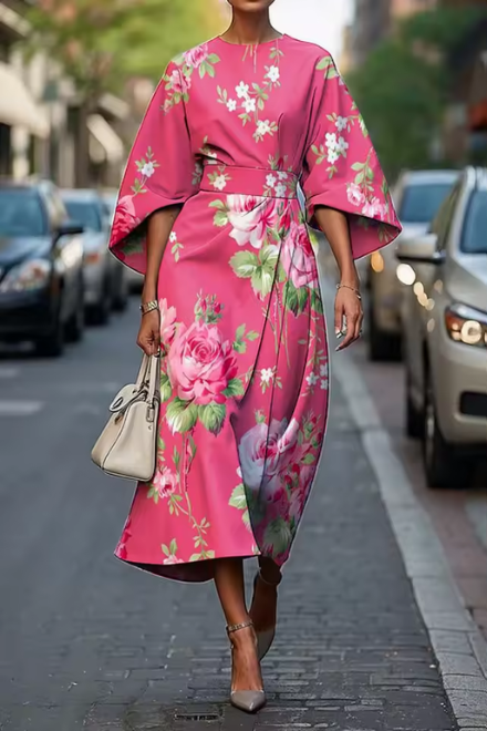 Nyzelle - Elegant Floral Dress