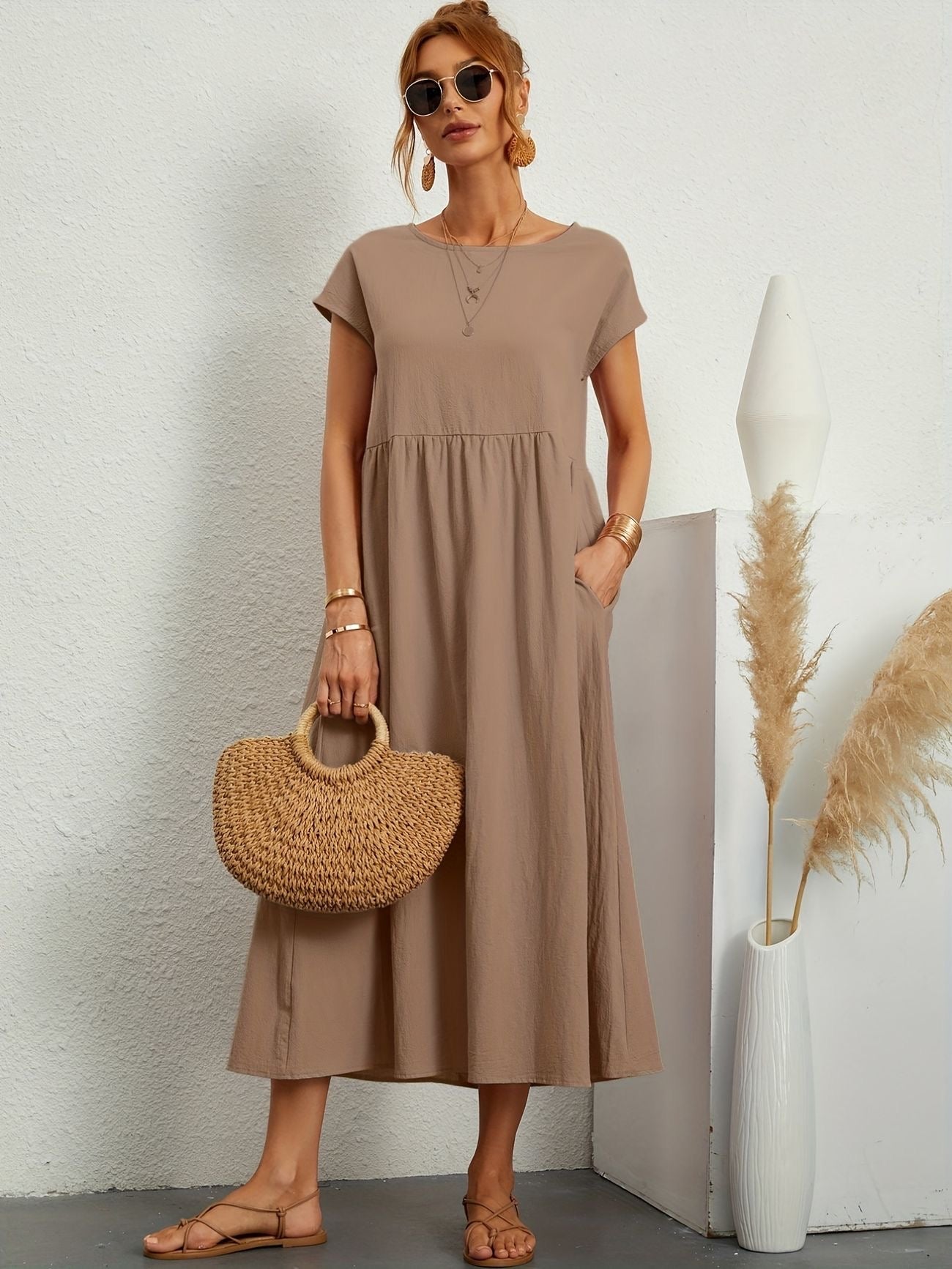 Gracelynne™ - Elegant Comfort With Pockets