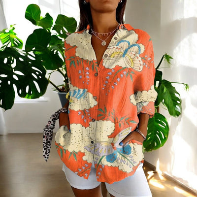 Oona™ | Vintage Floral Blouse