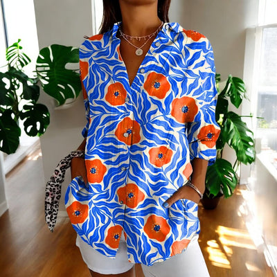 Oona™ | Vintage Floral Blouse