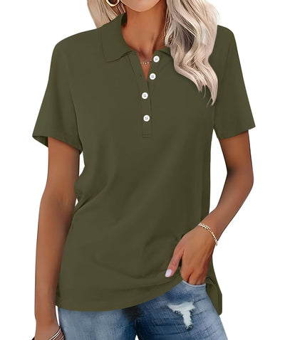Thyme - Breathable Polo Shirt With Elegant Appearance