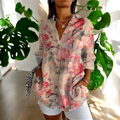 Oona™ | Vintage Floral Blouse