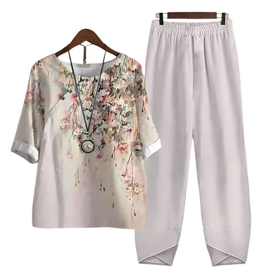 Vensia™ - Effortless Chic Shirt And Pant Set