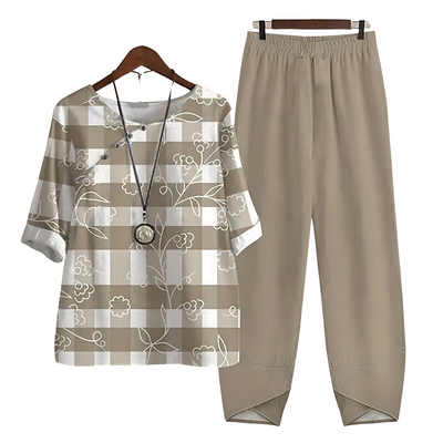 Vensia™ - Effortless Chic Shirt And Pant Set