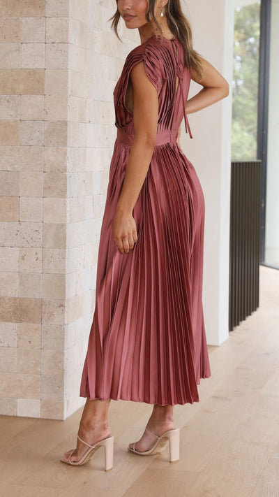 Bernice | Elegant Pleated Dress