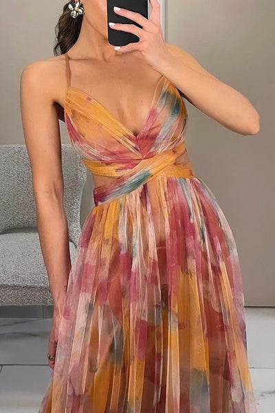 Ondrea™ | Magnificent Floral Print Maxi Dress