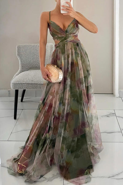 Ondrea™ | Magnificent Floral Print Maxi Dress