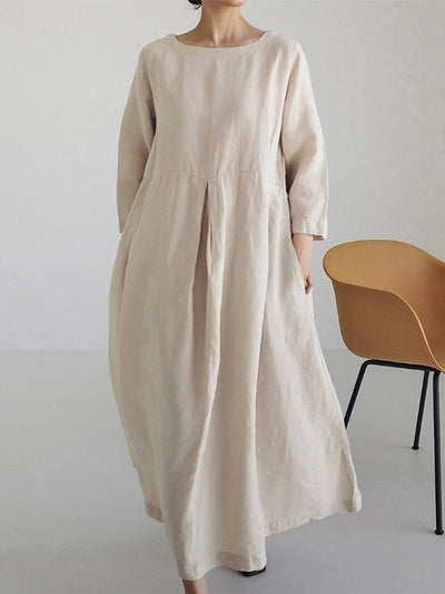 Honora™ | Elegant Maxi Dress With Waist Accent