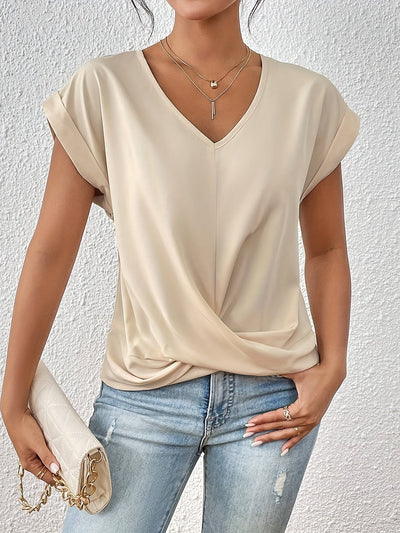 Syluna™ | Casual T-shirt With Sweetheart Neckline (Buy 1 Get 1 Free)