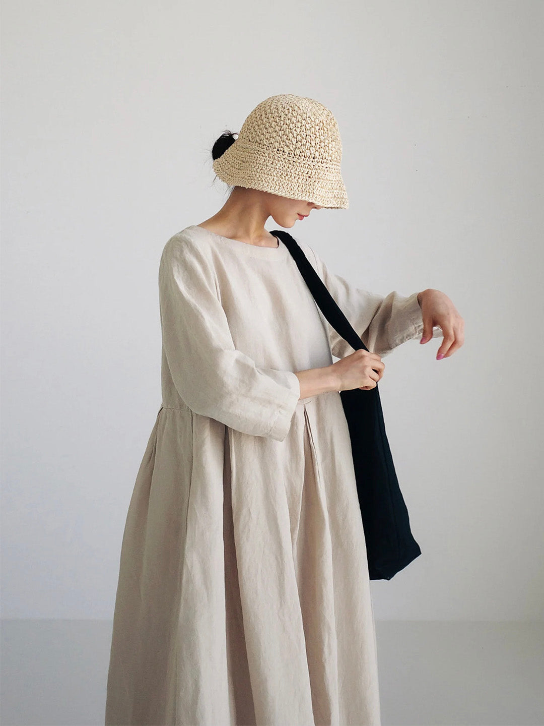 Honora™ | Elegant Maxi Dress With Waist Accent