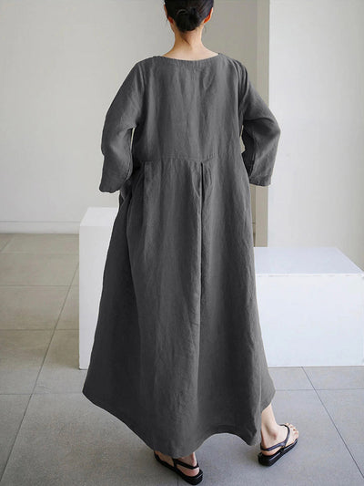 Honora™ | Elegant Maxi Dress With Waist Accent