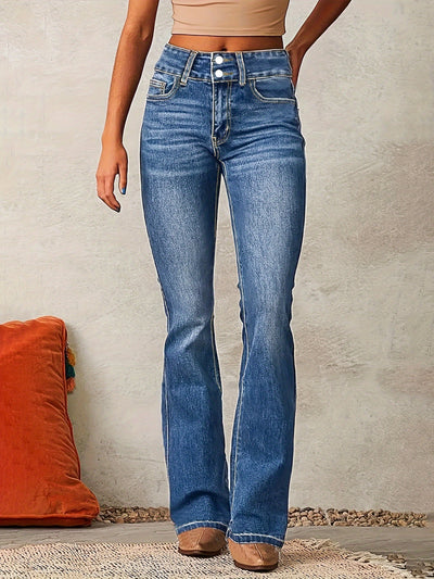 Densira™ | High-Waisted Flared Jeans