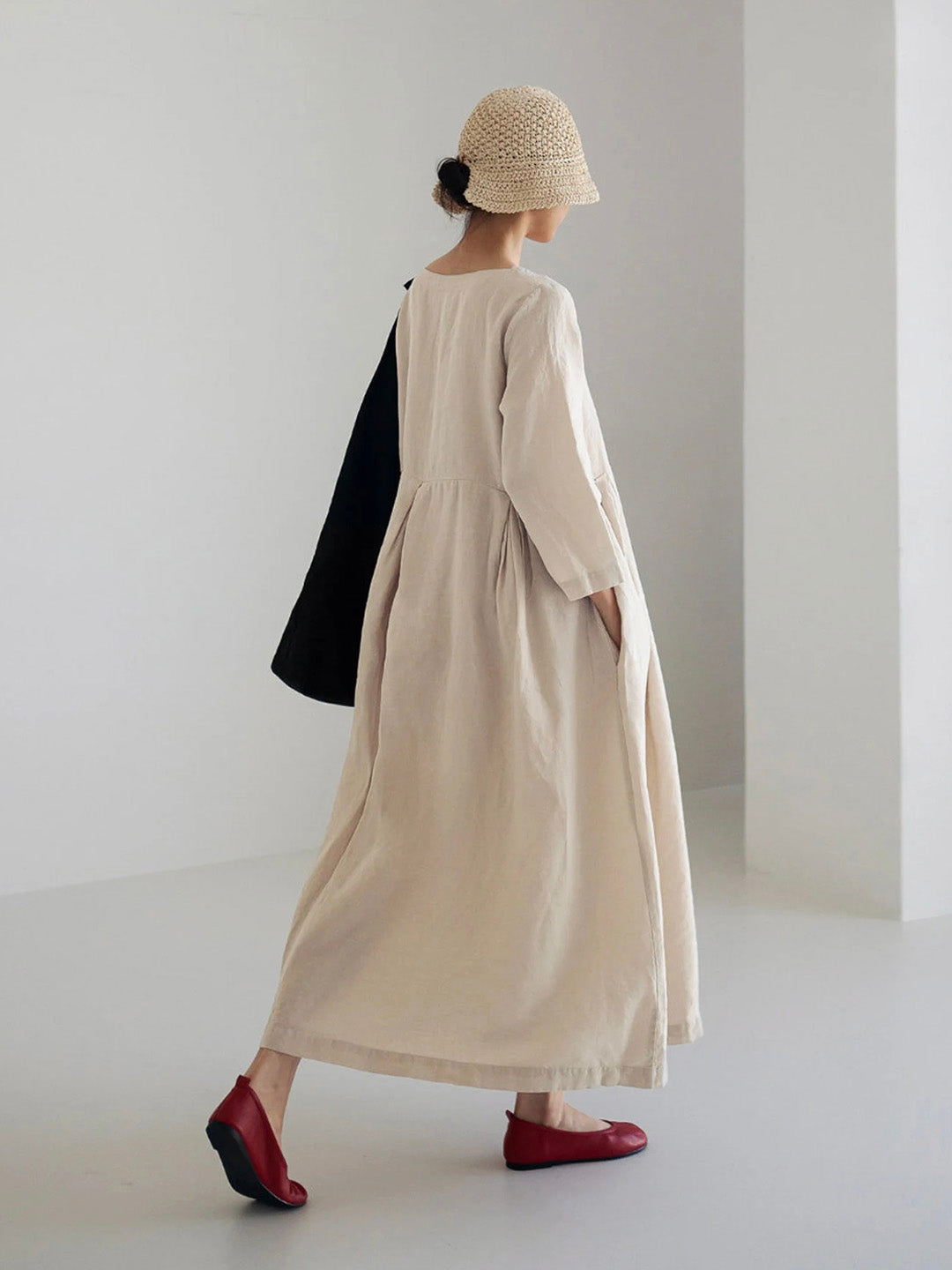 Honora™ | Elegant Maxi Dress With Waist Accent