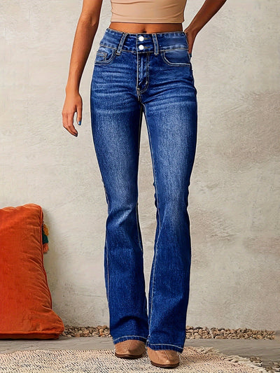 Densira™ | High-Waisted Flared Jeans