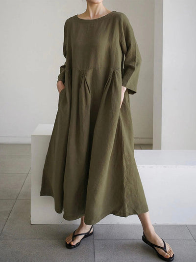 Honora™ | Elegant Maxi Dress With Waist Accent