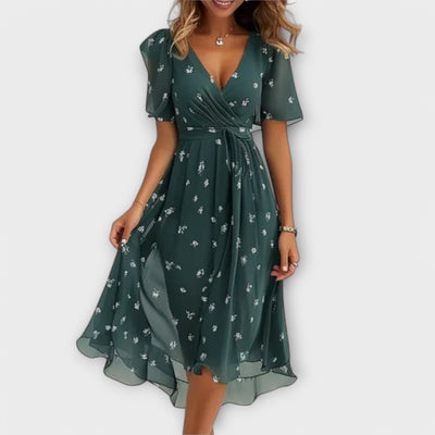 Uma - Ladies Dress With V-Neck