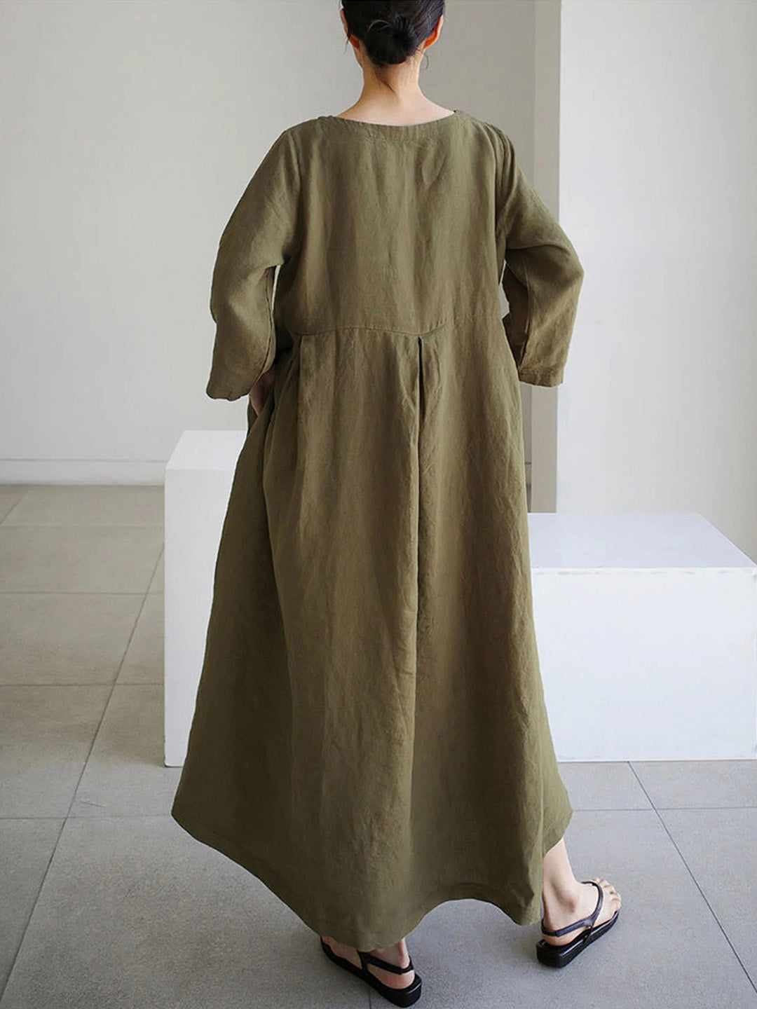 Honora™ | Elegant Maxi Dress With Waist Accent