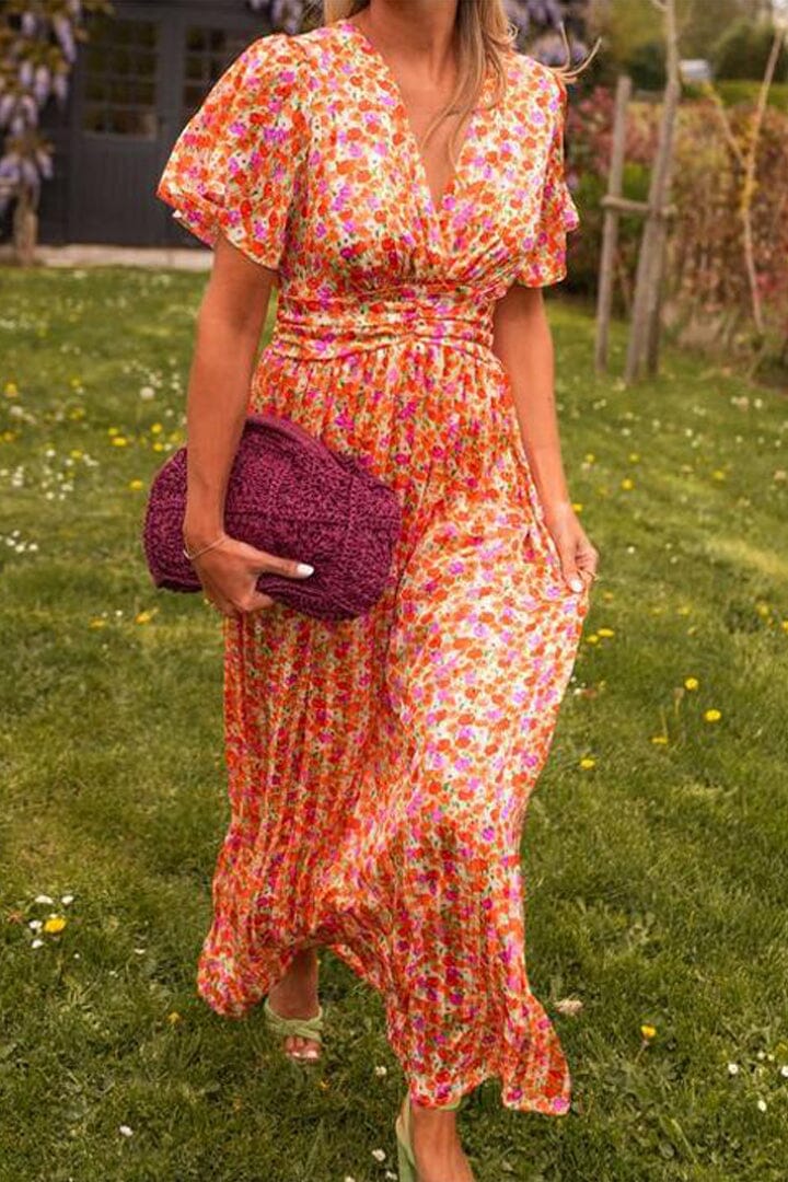 Winifred™ | Elegant Maxi Dress With V-Neck