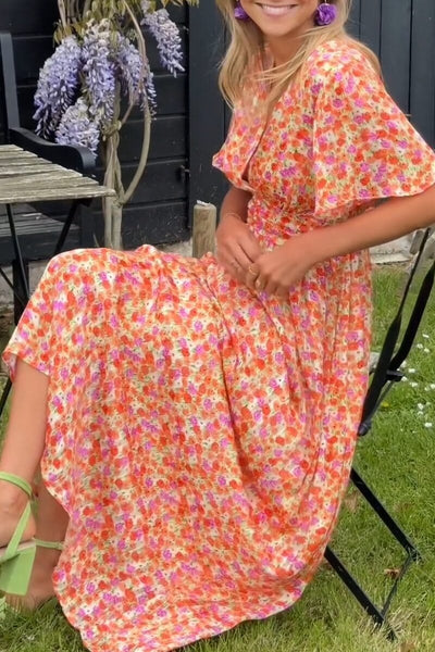 Winifred™ | Elegant Maxi Dress With V-Neck