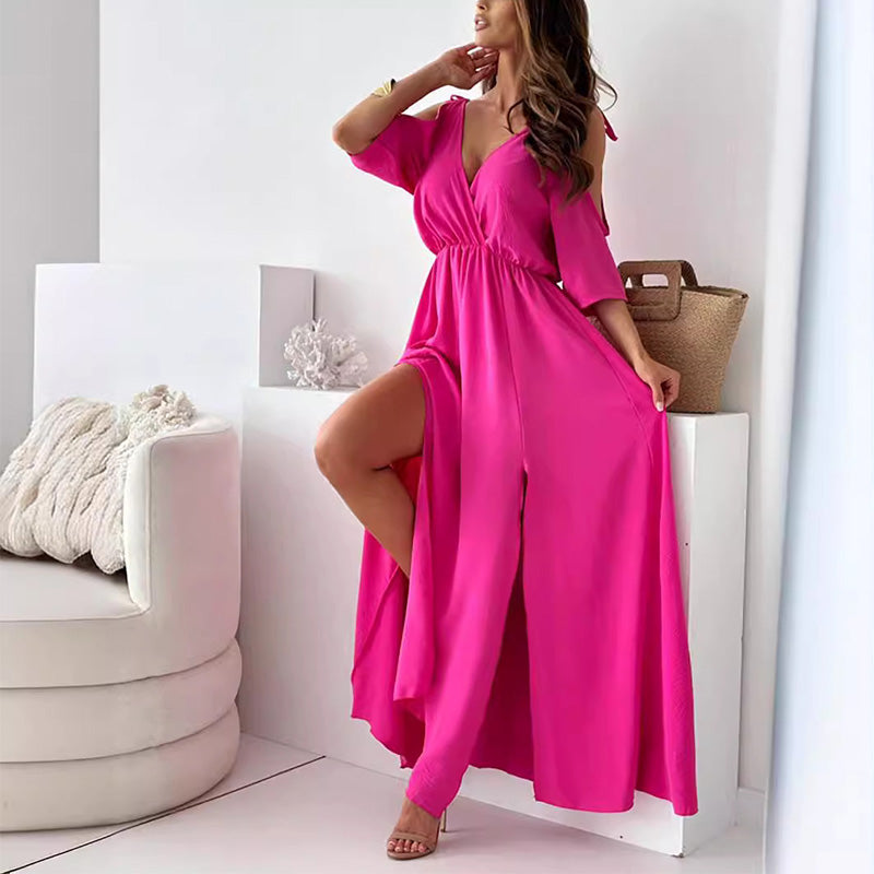 Xandrai™ | Women’s Elegant High-Slit Dress