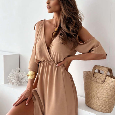 Xandrai™ | Women’s Elegant High-Slit Dress