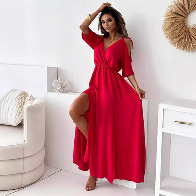 Xandrai™ | Women’s Elegant High-Slit Dress