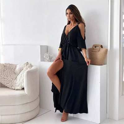 Xandrai™ | Women’s Elegant High-Slit Dress